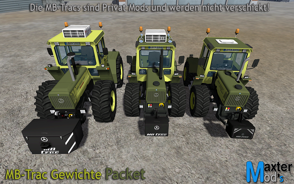 MB-Trac Gewichte Paket - Thumbnail 1