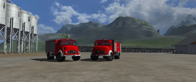 Mercedes Benz MB 1313 Feuerwehr Pack Landwirtschafts Simulator mod
