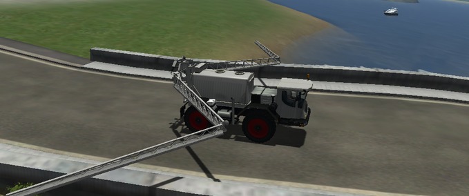 Selbstfahrspritzen Graue Selbstfahrspritze Landwirtschafts Simulator mod