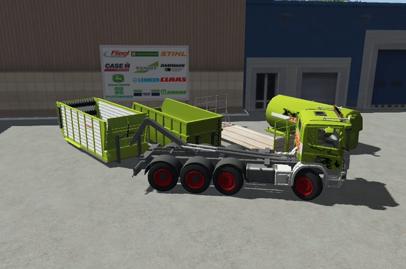 Claas Scania 420 HKL - Thumbnail 1