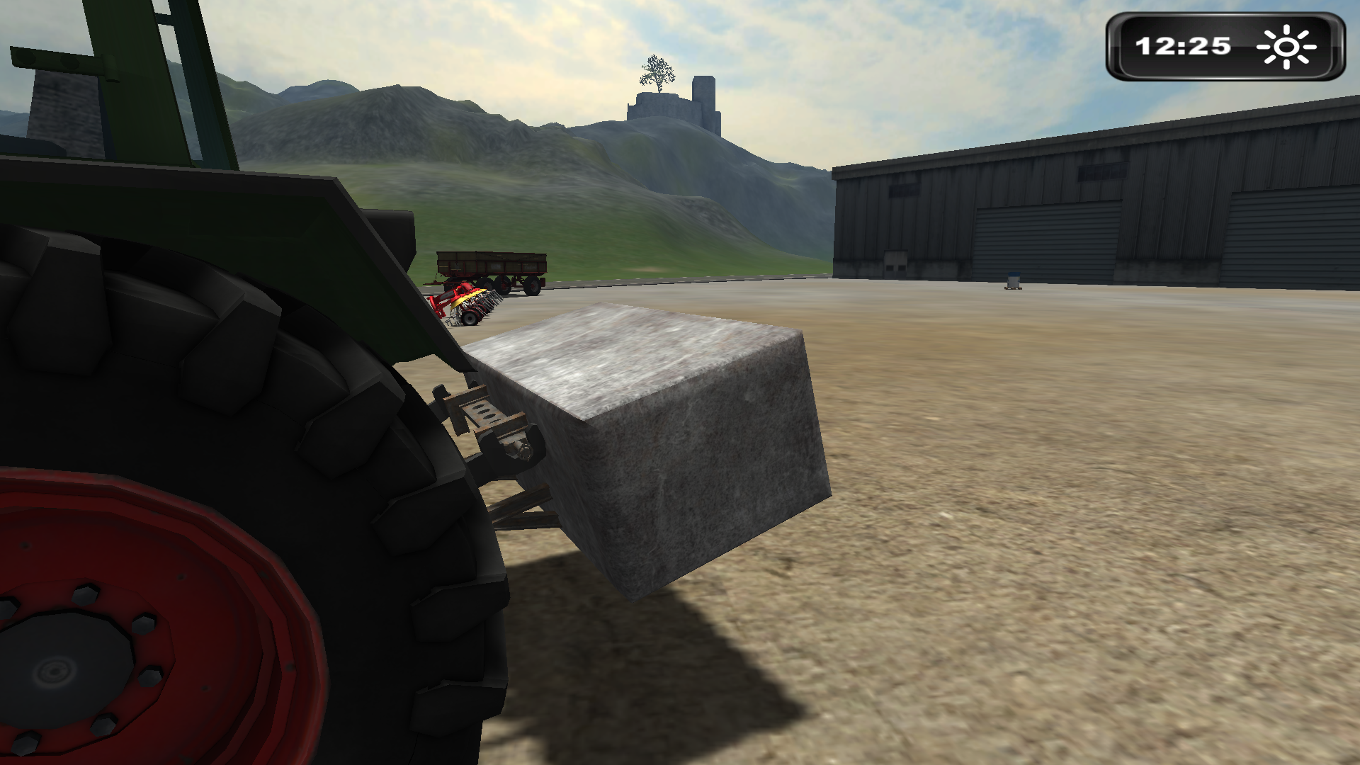 Beton Heckgewicht 1600KG - Thumbnail 1