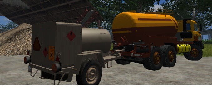 Sonstige Anhänger Dieseltrailer Landwirtschafts Simulator mod
