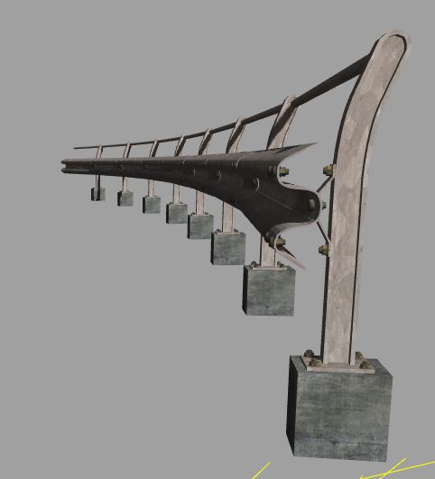 Guardrail pieces - Thumbnail 1