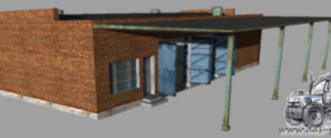 Gebäude  Garage  Lager  Landwirtschafts Simulator mod