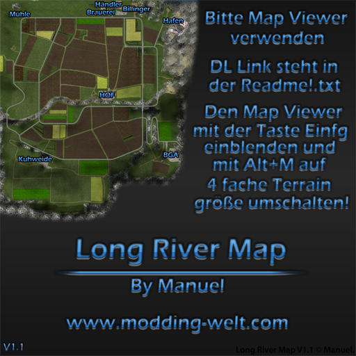 Manuels Long River Map - Thumbnail 1