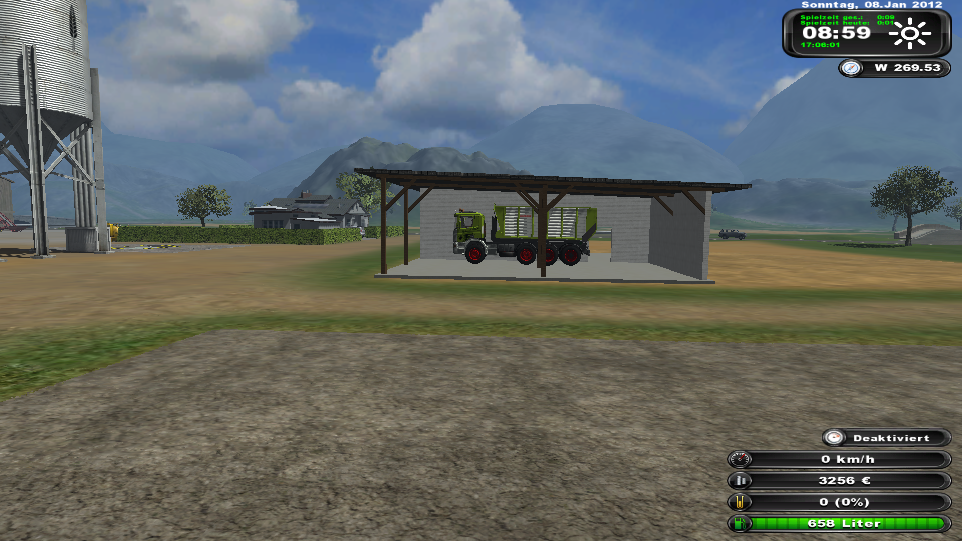 Fahrzeughalle mit Solaranlage - Thumbnail 1