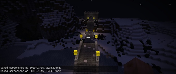 Maps Burg mit Kerker und dorf Minecraft mod