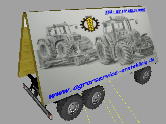 Ball trolley advertising sign - Thumbnail 1