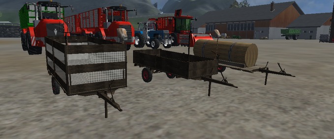 Sonstige Anhänger 3 Trailer fuer F18 Landwirtschafts Simulator mod