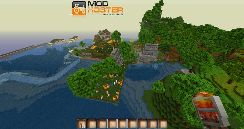 Minecraft: Minecraft LUCKY BLOCKS BATTLE MAP v 1.0 Maps Mod für Minecraft