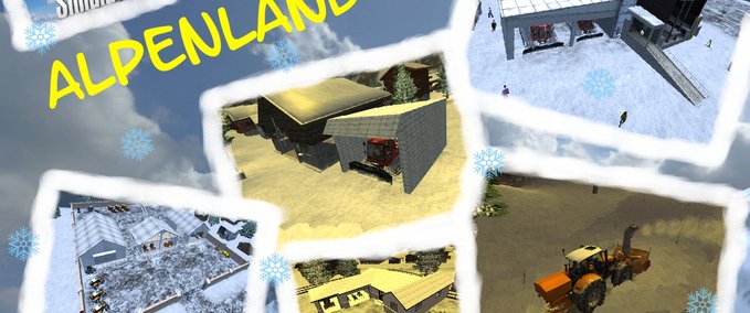 neue Maps Alpenland Map Skiregion Simulator mod