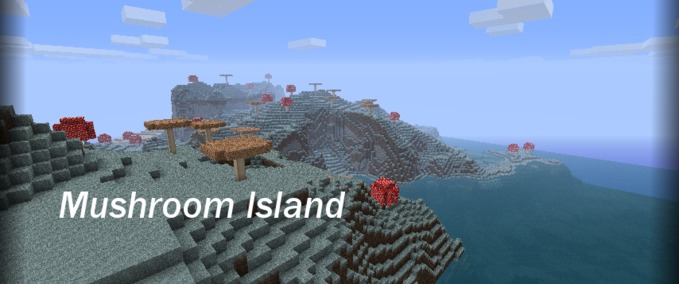 Maps Mushroom Island Minecraft mod
