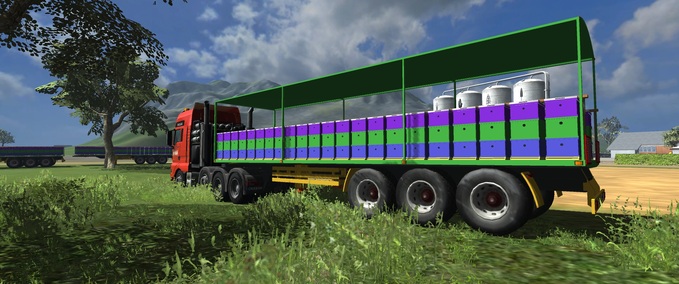 Auflieger bees trailer V-40 Landwirtschafts Simulator mod