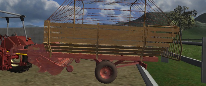 Ladewagen Forage Wagon Bautz Landwirtschafts Simulator mod
