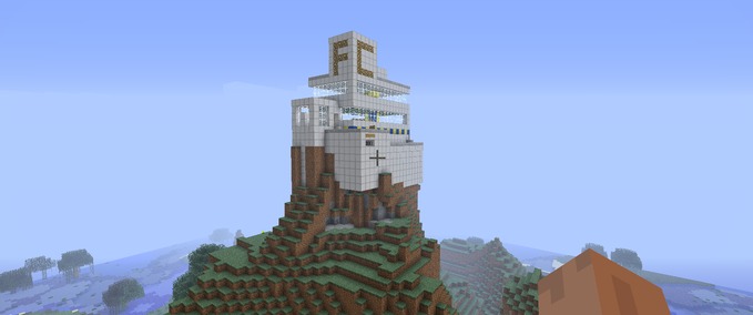 Adventure House on the summit Minecraft mod