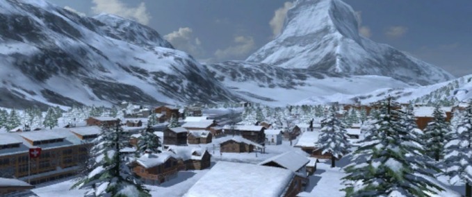Mapobjekte Gebäudepack Skiregion Simulator mod