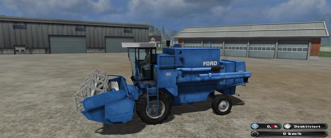 Sonstige Selbstfahrer Ford 642 + Cutter Landwirtschafts Simulator mod