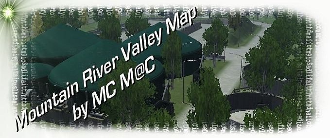 Maps Mountain River Valley Map by MC M@C Landwirtschafts Simulator mod