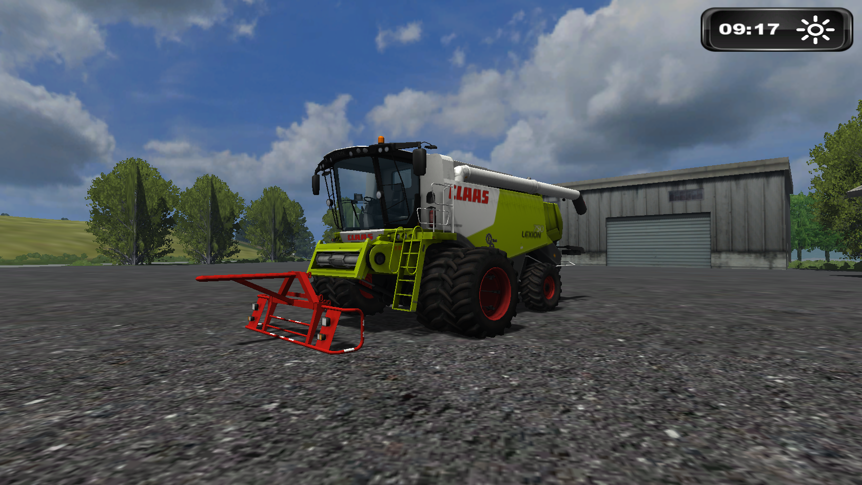 Claas guard with Twin Wheels byable - Thumbnail 1