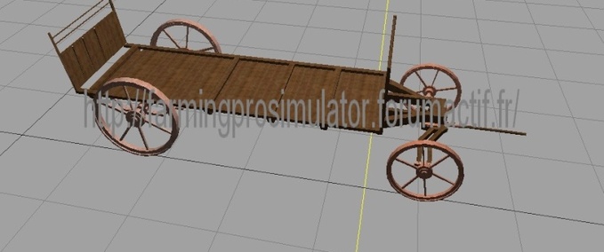 Wooden trailer Mod Image