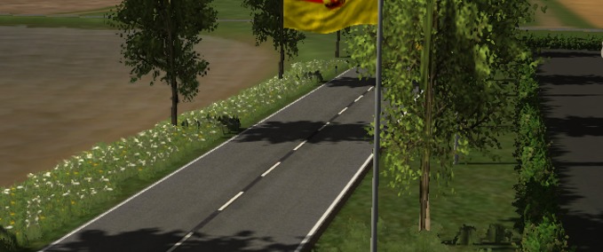 Objekte DDR Flagge Landwirtschafts Simulator mod