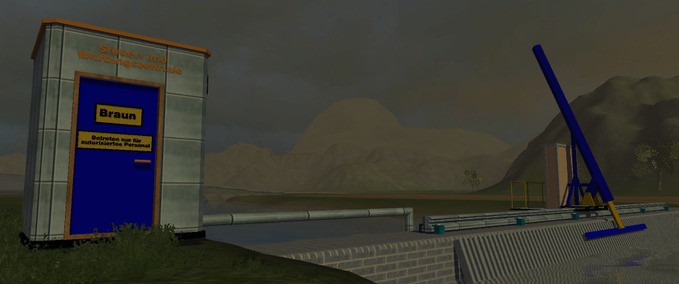 Gebäude mit Funktion Wasserkraftwerk Landwirtschafts Simulator mod