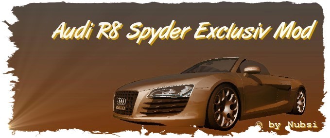 PKWs Audi R8 Spyder Landwirtschafts Simulator mod