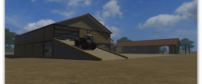 Gebäude Bauernhof mit Unterstand Landwirtschafts Simulator mod