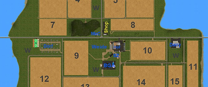 Maps Anklamer Land Map  Landwirtschafts Simulator mod