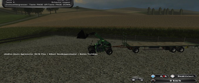 Teleskoplader Deutz Agrovector Plus Landwirtschafts Simulator mod