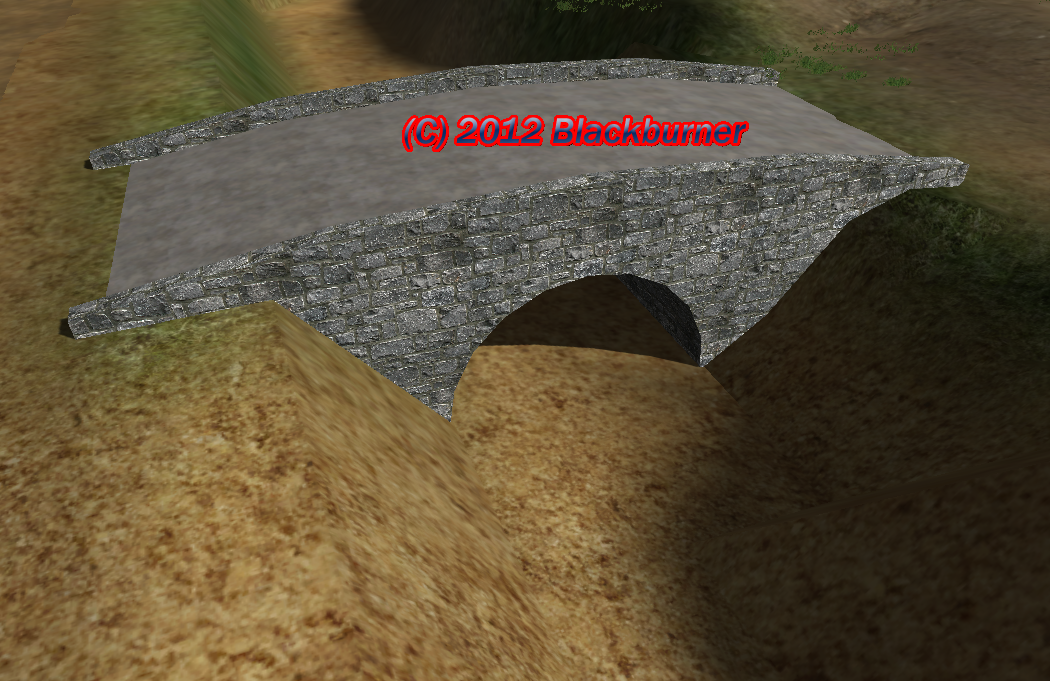 Mini Brücke  für Strassengraben Bachläufe - Thumbnail 1