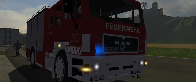 Feuerwehr MAN TLF 2000-200-250  Landwirtschafts Simulator mod