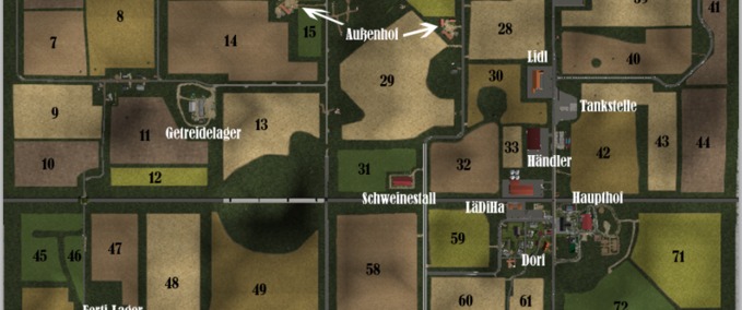 Addons PDAMap + Feldnummer&PoI für fantasy von hier und aus der Gegend partII [MapViewer]   Landwirtschafts Simulator mod