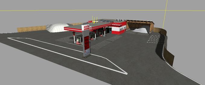 Avia gas station Mod Image