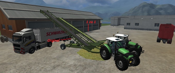 Sonstige Anhänger Mobiles Förderband Landwirtschafts Simulator mod