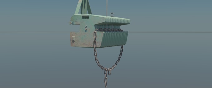 Gewichte Front Weight for John Deere with movable chain Landwirtschafts Simulator mod