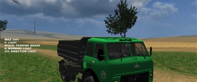 MAZ & Kamaz & Gaz MAZ 5549  Landwirtschafts Simulator mod