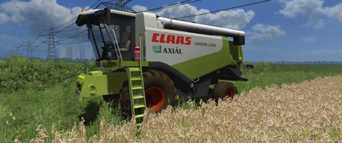 Lexion Claas Lexion 550 Axial Landwirtschafts Simulator mod