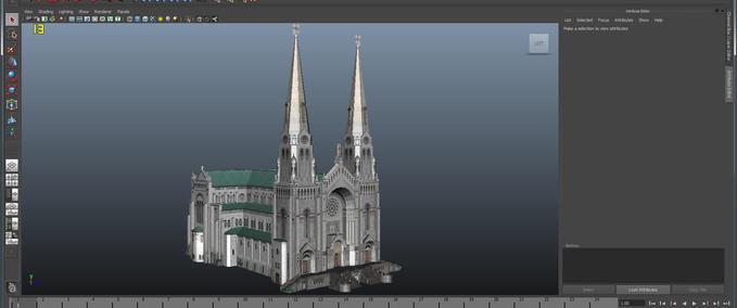 Gebäude Kathedrale aus google Landwirtschafts Simulator mod