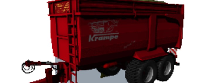 Tandem Krampe BigBody700 Silotrailer LuFuhrmann originalskin Landwirtschafts Simulator mod