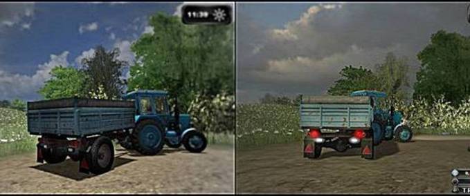 Drehschemel HOMEMADE TRAILER Landwirtschafts Simulator mod