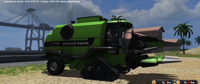 Deutz Fahr Deutz 7545 RTS TT Landwirtschafts Simulator mod