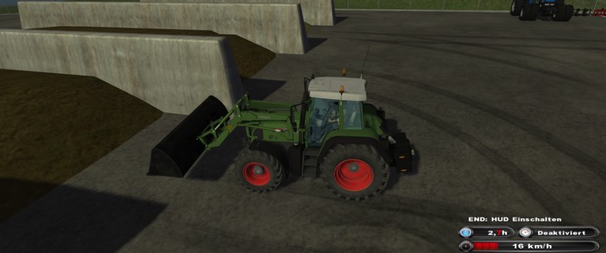 Frontlader Original schaufel für DLC2 Landwirtschafts Simulator mod