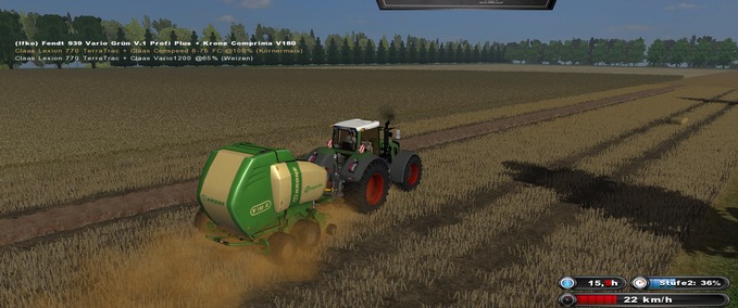 Pressen Krone Comprima V180 Landwirtschafts Simulator mod