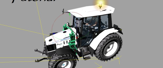TuT zum Anbauen eines Frontladers an einen Traktor Mod Image