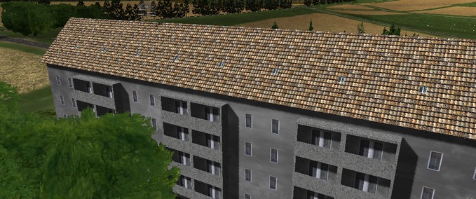 Gebäude Neubaublock Landwirtschafts Simulator mod