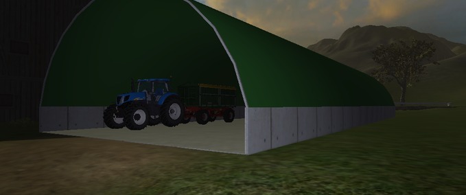 Gebäude Rundbogenhalle Landwirtschafts Simulator mod