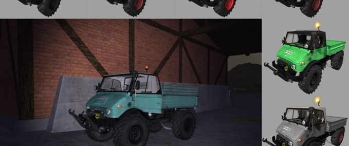 Unimog 406 cabrio skins  Mod Image