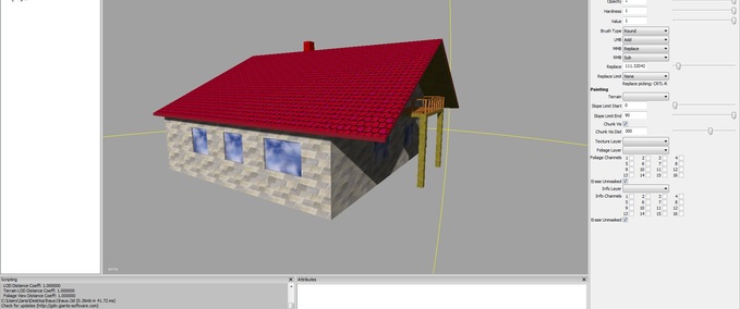 Gebäude Landhaus mit Balkon Landwirtschafts Simulator mod