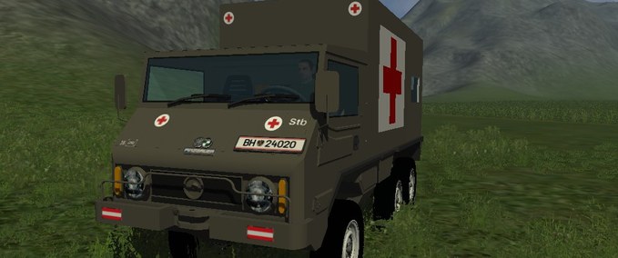 Sonstige Fahrzeuge Pinzgauer SanKW Landwirtschafts Simulator mod